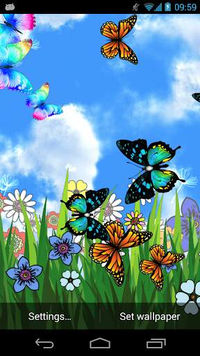 Spring Live Wallpaper screenshot 4