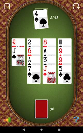 Aces Up Solitaire Kartenspiel screenshot 15