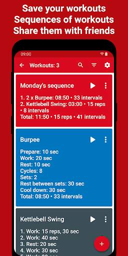 Tabata Timer: Interval Timer Workout Timer HIIT screenshot 4