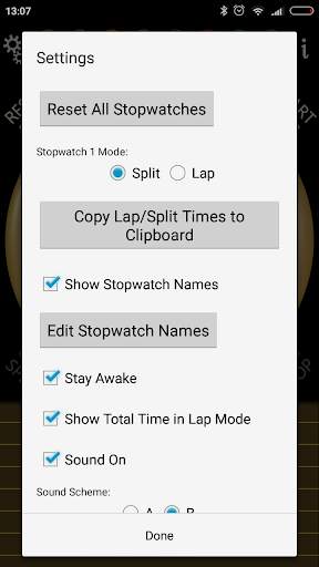 Stopwatch 3 تصوير الشاشة