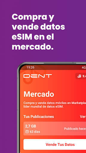 DENT: datos mundiales eSIM screenshot 6