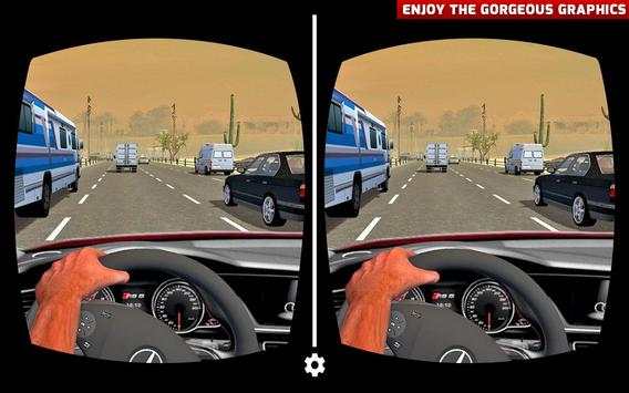 VR crazy car traffic racing screenshot 3