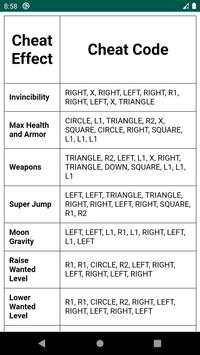 All GTA V Cheats screenshot 2