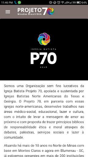 Projeto 70 screenshot 1