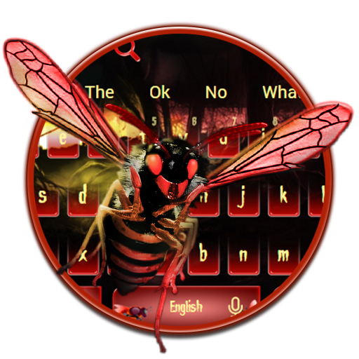 Blood Red Bee Keyboard icon