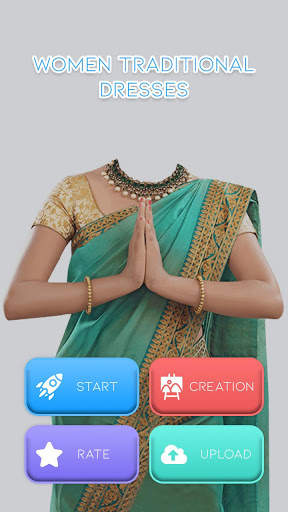 Women Traditional Dresses Photo Suit Editor screenshot 1