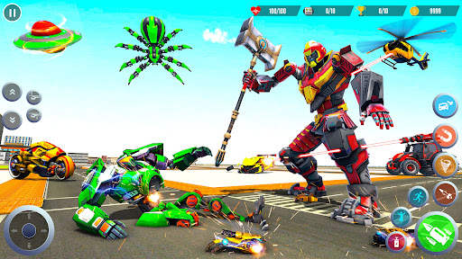 Jeux de Robot Tigre Volant screenshot 5