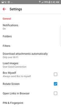 Email - Fast Mail for Android screenshot 7