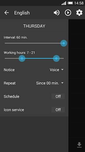 Voice "English" for DVBeep screenshot 2