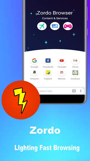 Zordo Browser - Fast, Lightweight and Secure screenshot 2