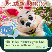 Chat with Easter Bunny 2018 icon