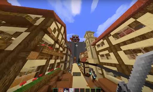 mod aot titan attack minecraft screenshot 2