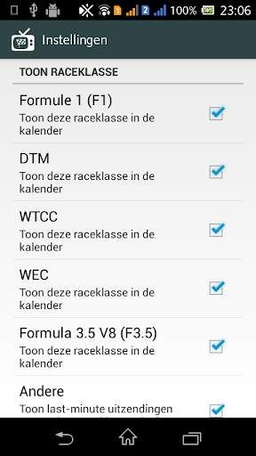 LIVE Autosport op TV screenshot 3
