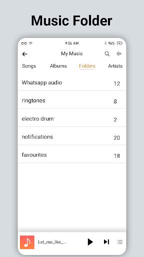 Music Player, Equalizer & Audio Player 4 تصوير الشاشة