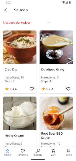 Sauce Recipes screenshot 2