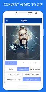 Gif Maker & Editor Convert 3gp to Gif Mp4 screenshot 3