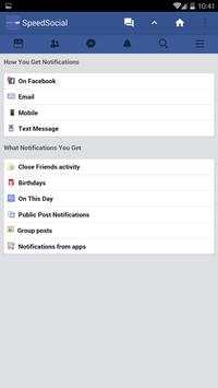 SpeedSocial for Facebook скриншот 6