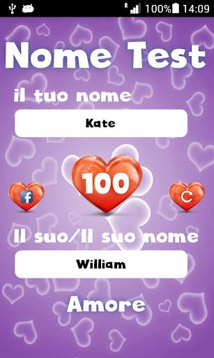 Test nome dell'amore - scherzo - Prank App screenshot 2