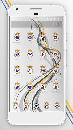 3D Ball in Madrid Launcher Theme screenshot 2