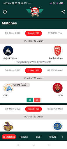 SkyExchange Cricket Live Line screenshot 1