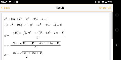 Solve Equations and Simplify Expressions скриншот 7