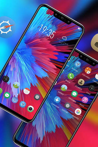 Colorful Radiation redmi note 7s theme screenshot 2