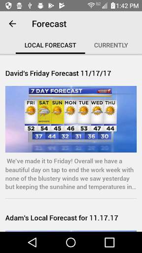 WDVM Weather - localDVM.com screenshot 2