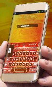Red lemonade AiType Theme screenshot 3