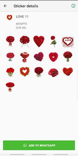 LOVE STICKERS FOR WHATSAPP - ❤️WASTICKERAPPS❤️ screenshot 6