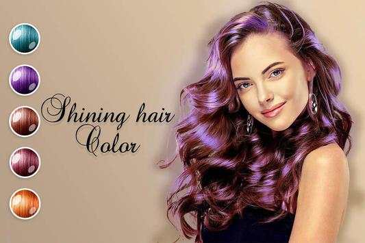 Hair Color Changer 4 تصوير الشاشة