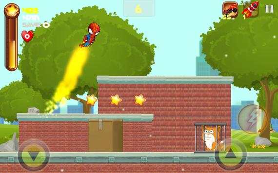 Spider kid - The hero man adventure game for kids screenshot 2