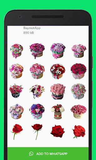 Roses Stickers For Whatsapp - WAStickerApps screenshot 3