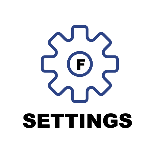 Settings for Facebook icon
