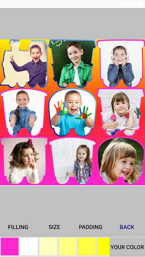 Baby photo collage 1 تصوير الشاشة
