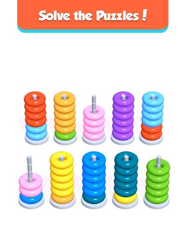 Hoop Stack - Color Puzzle Game screenshot 10