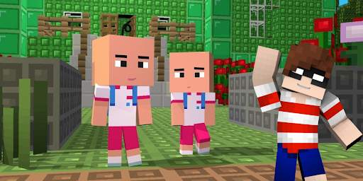 Upin Dan Ipin Maps for Minecraft PE screenshot 1