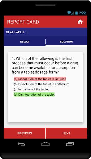 PHARMACY TEST (GPAT-NIPER MCQ) screenshot 6