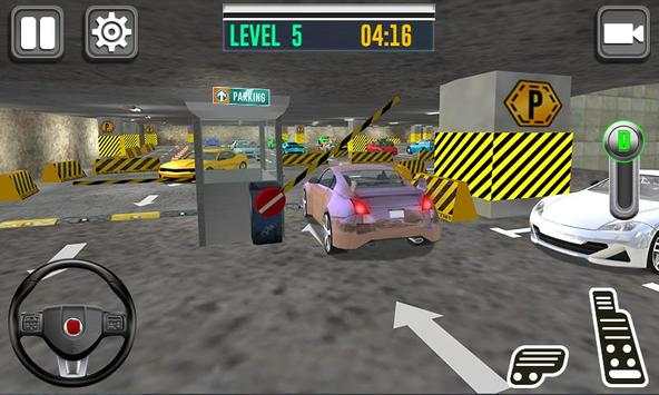 Realistic Auto Car Parking Dr. Driving In Garage screenshot 3