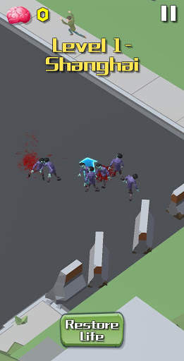 Zombie Crowd: City Runner War screenshot 2