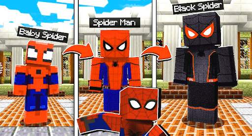 Spider Mod man for Minecraft screenshot 2
