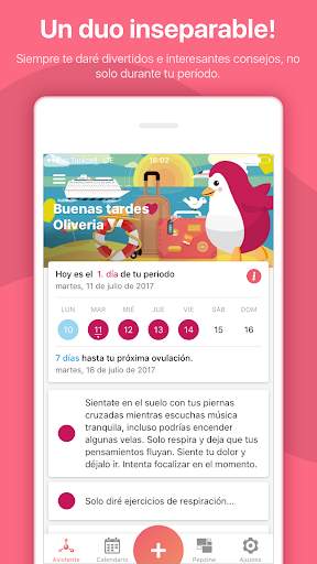 Pepapp - Menstruación screenshot 1