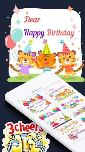 BirthDay Stickers for Whatsapp (WA-Sticker) screenshot 1