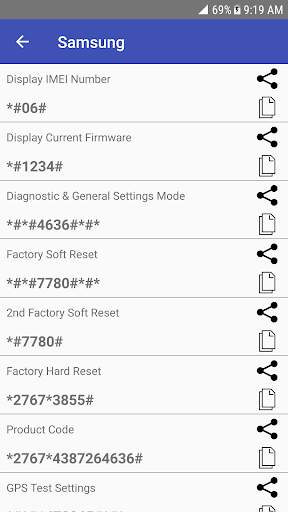 Mobile Secret Codes - MMI USSD screenshot 3