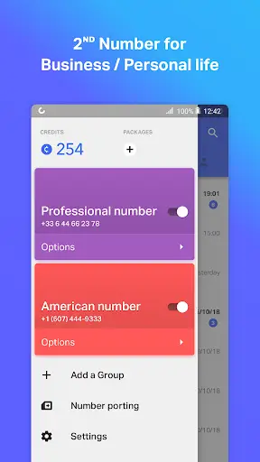 Onoff screenshot 3