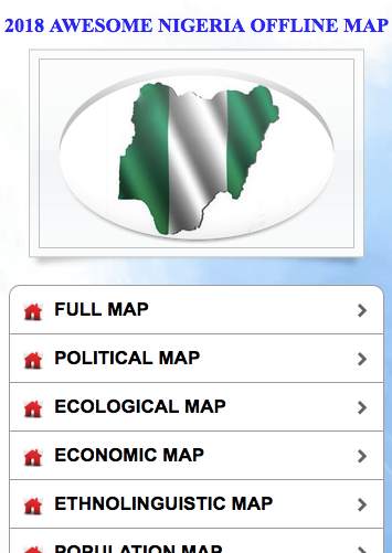 SIMPLE NIGERIA MAP OFFLINE 2020 screenshot 2