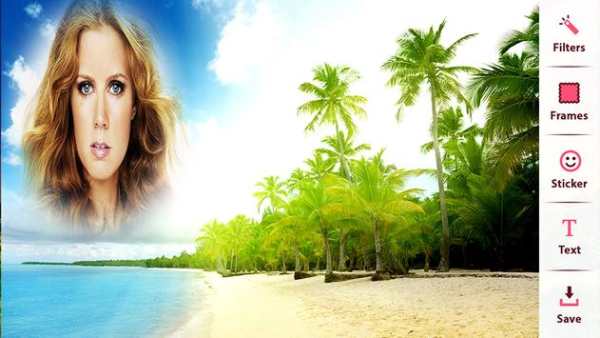 Romantic Island Photo Frame screenshot 2