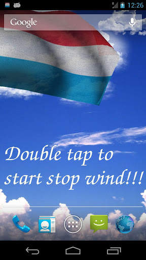 Luxembourg Flag Live Wallpaper screenshot 1
