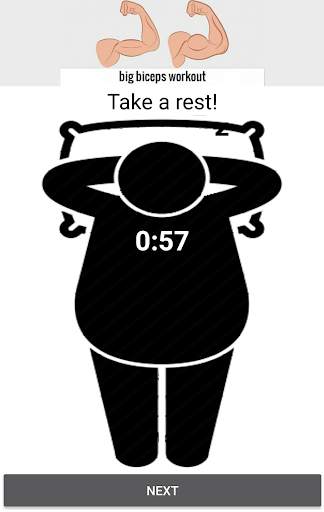 Big biceps workout,free workouts screenshot 5