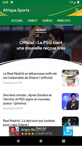 Afrique Sports screenshot 5