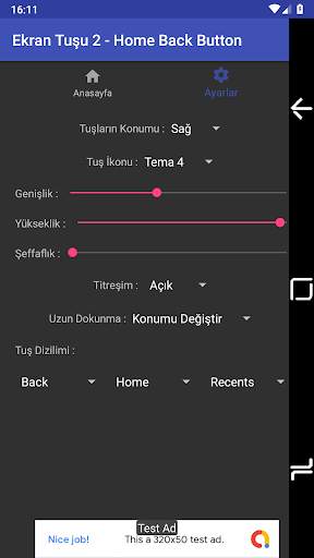 Ekran Tuşu 2 - Home Back Button screenshot 5